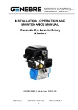 Genebre 5950 00 Installation, Operation And Maintenance Manual preview