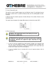 Preview for 9 page of Genebre 5950 00 Installation, Operation And Maintenance Manual