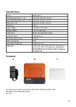 Preview for 3 page of GeneDireX uBLOOK BK003-000W Quick Start Manual