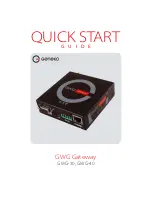 Geneko GWG-30 Quick Start Manual предпросмотр