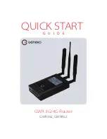 Preview for 1 page of Geneko GWR 3G/4G Quick Start Manual