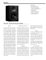 Предварительный просмотр 2 страницы Genelec 1030A Datasheet