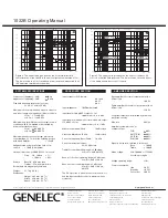 Предварительный просмотр 4 страницы Genelec 1032B Operating Manual