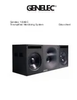 Genelec 1034BC Datasheet preview