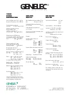 Предварительный просмотр 4 страницы Genelec 1034BC Datasheet