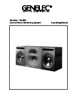 Предварительный просмотр 1 страницы Genelec 1034BC Operating Manual