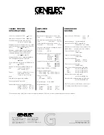 Предварительный просмотр 6 страницы Genelec 1034BC Operating Manual