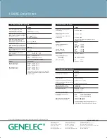 Preview for 4 page of Genelec 1038BC Datasheet