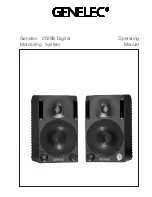 Предварительный просмотр 1 страницы Genelec 2029B Operating Manual