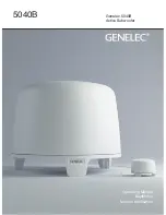 Genelec 5040B Operating Manual preview