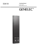 Предварительный просмотр 1 страницы Genelec 5041A Operating Manual