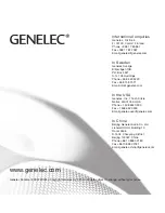 Предварительный просмотр 32 страницы Genelec 6010B Operating Manual