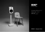 Genelec 6040R Operating Manual preview