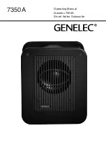 Genelec 7350A Operating Manual preview