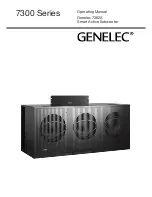 Genelec 7382A Operating Manual preview