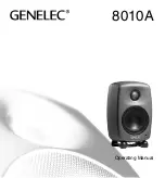 Genelec 8010A Operating Manual preview