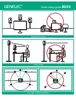 Genelec 8030 Quick Setup Manual preview