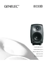 Genelec 8030B Operating Manual предпросмотр