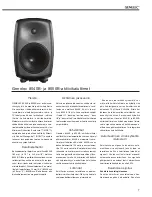 Предварительный просмотр 7 страницы Genelec 8040B Operating Manual