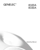 Genelec 8320A Operating Manual предпросмотр