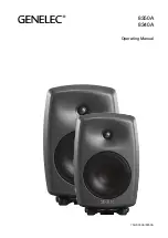 Предварительный просмотр 1 страницы Genelec 8350A Operating Manual