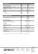 Предварительный просмотр 8 страницы Genelec 8350A Operating Manual