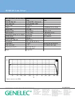 Предварительный просмотр 2 страницы Genelec AD9200A Specifications
