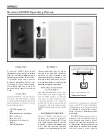 Предварительный просмотр 2 страницы Genelec aiw26b Operating Manual