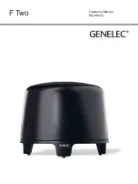 Genelec F Two Operating Manual preview