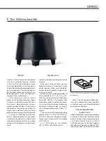 Preview for 7 page of Genelec F Two Operating Manual