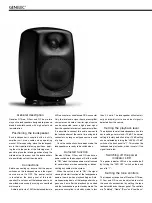 Предварительный просмотр 2 страницы Genelec G Five Operating Instructions Manual