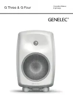 Предварительный просмотр 1 страницы Genelec G Four Operating Manual