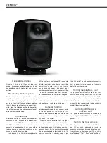 Предварительный просмотр 2 страницы Genelec G Four Operating Manual