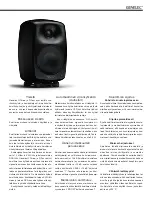 Предварительный просмотр 7 страницы Genelec G Four Operating Manual