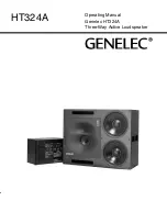 Предварительный просмотр 1 страницы Genelec HT324A Operating Manual