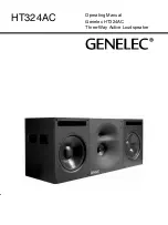 Genelec HT324AC Operating Manual preview