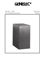 Genelec HTS2 Operating Manual preview