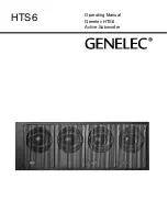 Preview for 1 page of Genelec HTS6 Operating Manual