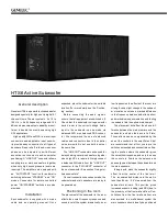 Preview for 2 page of Genelec HTS6 Operating Manual