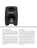 Предварительный просмотр 4 страницы Genelec M030 Quick Setup Manual