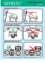 Preview for 1 page of Genelec S30-1038 Quick Setup Manual