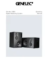 Предварительный просмотр 1 страницы Genelec S30D Operating Manual