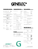 Предварительный просмотр 6 страницы Genelec S30D Operating Manual