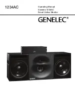 Preview for 1 page of Genelec SAM 1234AC Operating Manual