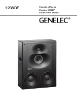 Предварительный просмотр 1 страницы Genelec SAM 1238DF Operating Manual