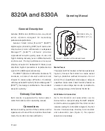 Предварительный просмотр 2 страницы Genelec SAM 8320A Operating Manual