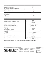 Предварительный просмотр 8 страницы Genelec SAM 8340A Operating Manual