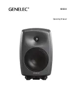 Preview for 1 page of Genelec SAM 8350A Operating Manual