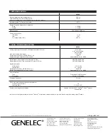 Предварительный просмотр 8 страницы Genelec SAM 8350A Operating Manual