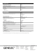 Preview for 8 page of Genelec SAM 8361A Operating Manual